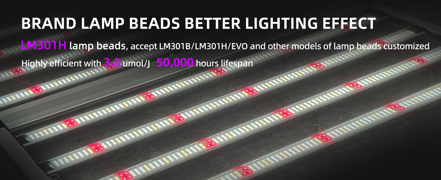 800W 4x4ft LM301H LED Grow Light-AD8-800W-2D332-110