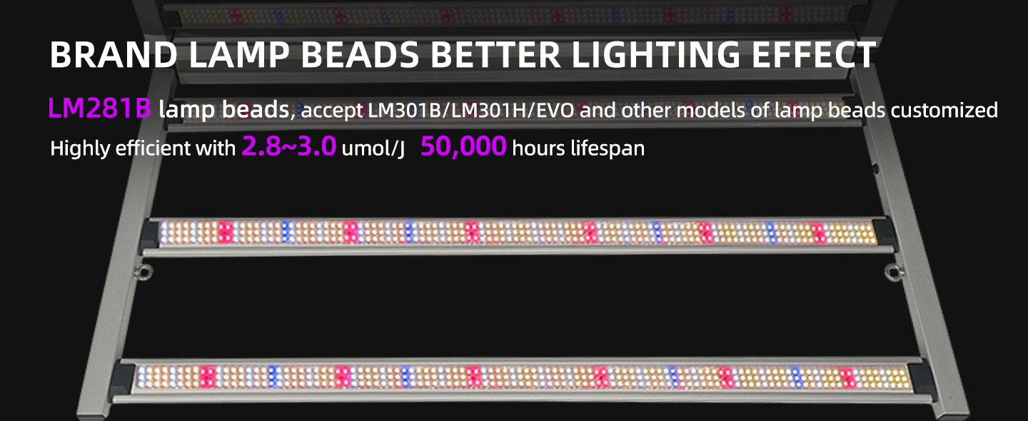 640W 4x4ft LED Grow Light-AD6-640W-2C2-110