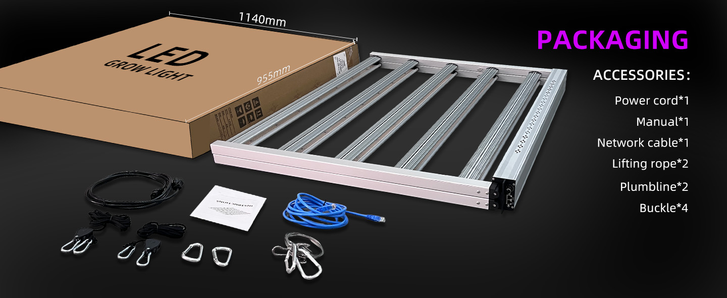 1000W 4x6ft LED Grow Light-AD10-1000-2C2-180