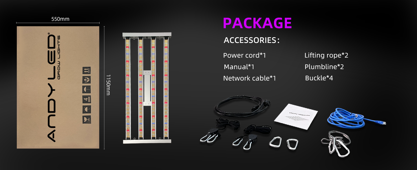 400W 4x2ft LED Grow Light-AD4-400-1C2-110