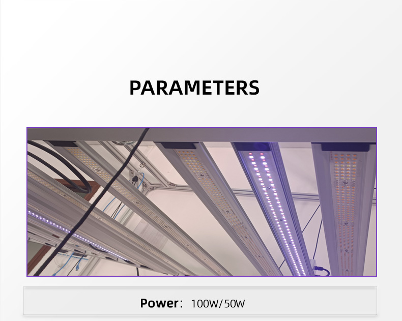 100W UV IR 4ft Under Canopy Supplement LED Light Bar