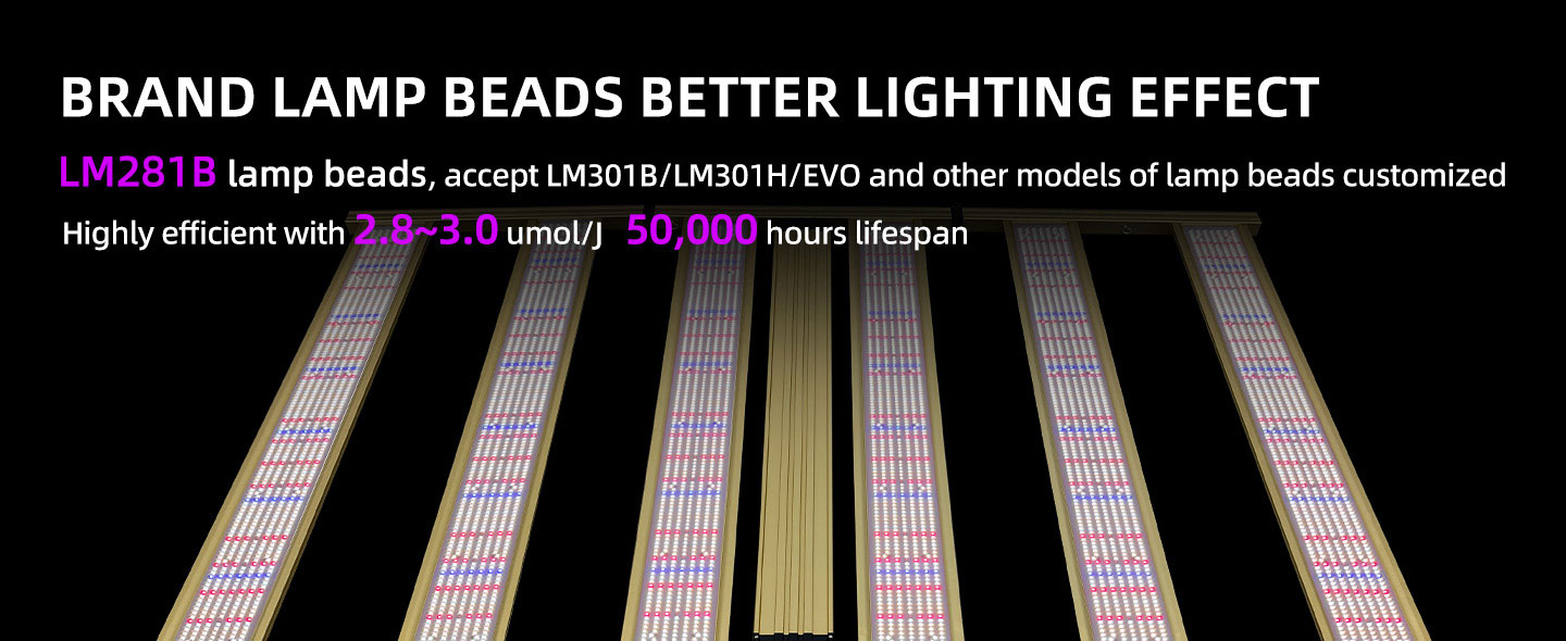 1500W 6 Bar 4x6ft Wide Full Spectrum LED Plant Grow Lights-AD6-1500-3AI3-180