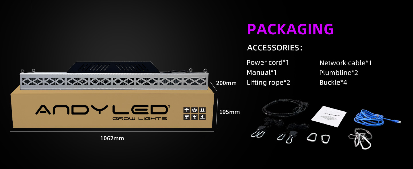 640W Top Fill Full Spectrum LED Grow Lights-ADT1-640-D57