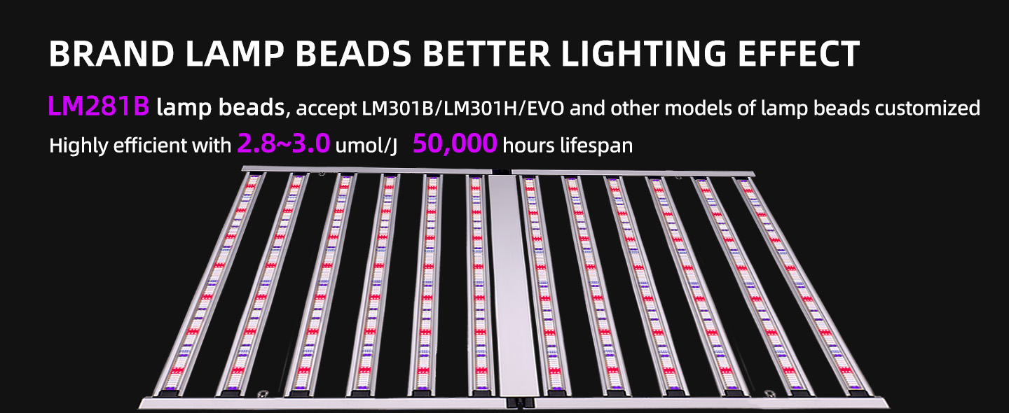 1300W+UV 4×6 feet LED growth light-AD122-1300-2U2-180