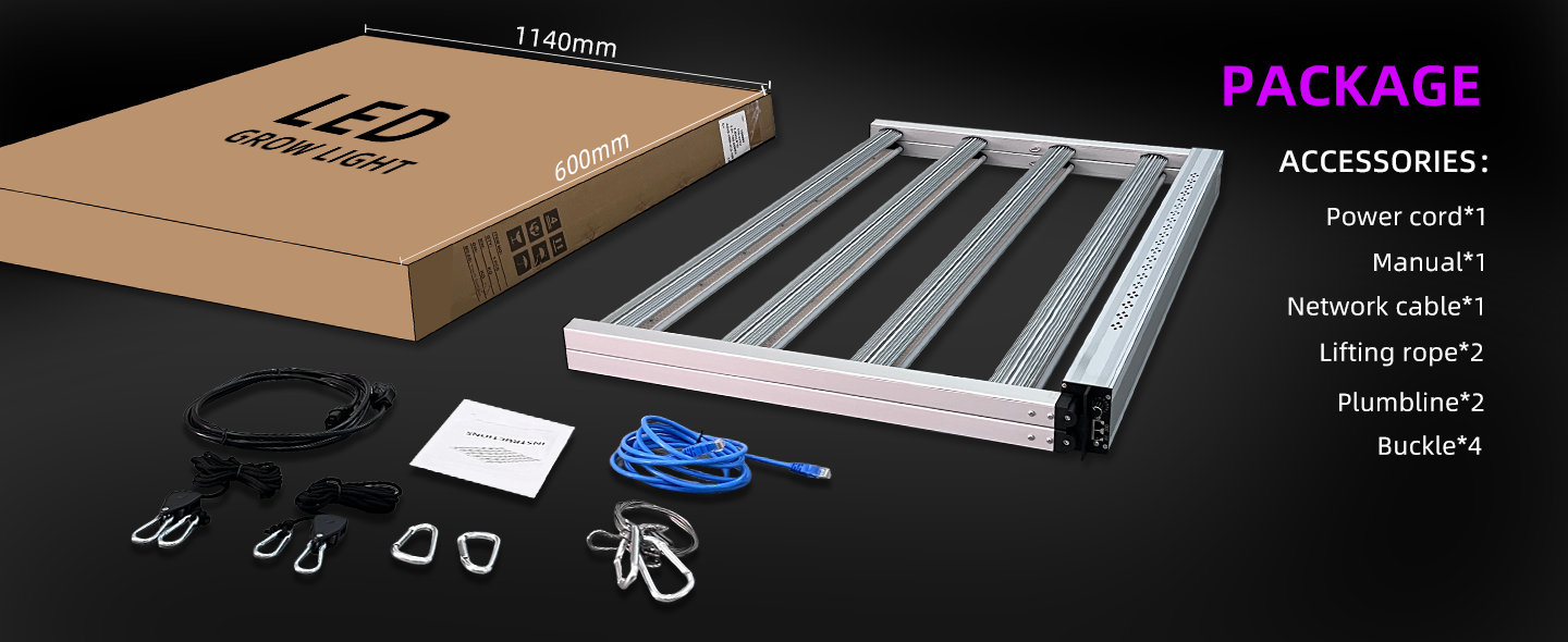 860W+UV 4×4ft LED Grow Light-AD82-860W-2U2-110