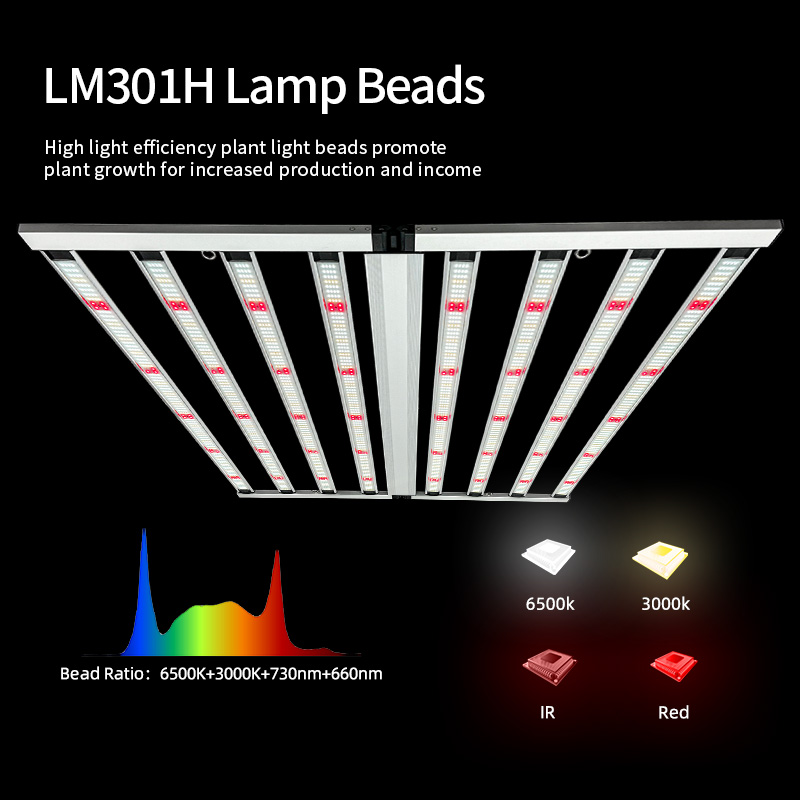 800W 4x4ft LM301H LED Grow Light-AD8-800W-2D332-110-3