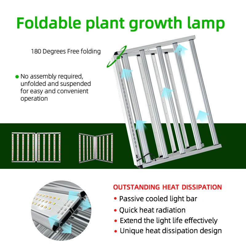 1000W 4x6ft LED Grow Light-AD10-1000-2C2-180-foldable