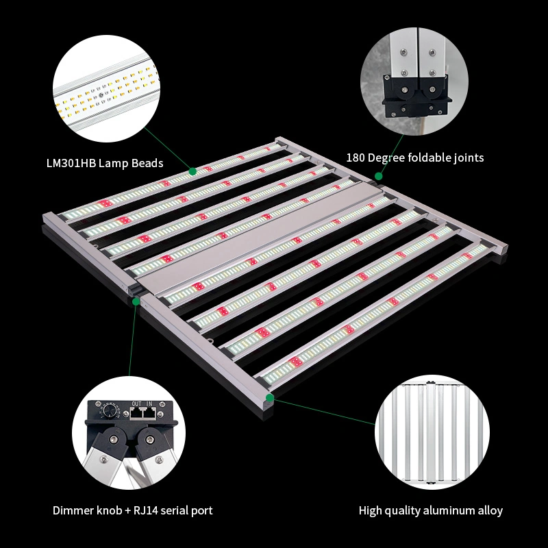 800W 4x4ft LM301H LED Grow Light-AD8-800W-2D332-110-4